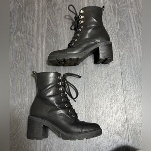 Marc Fisher Lace-Up Combat Boots